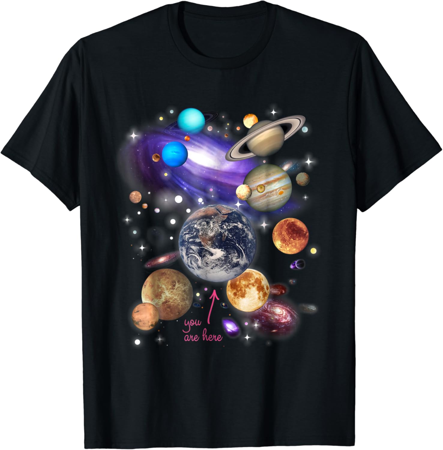 Solar System Tshirt Clothing